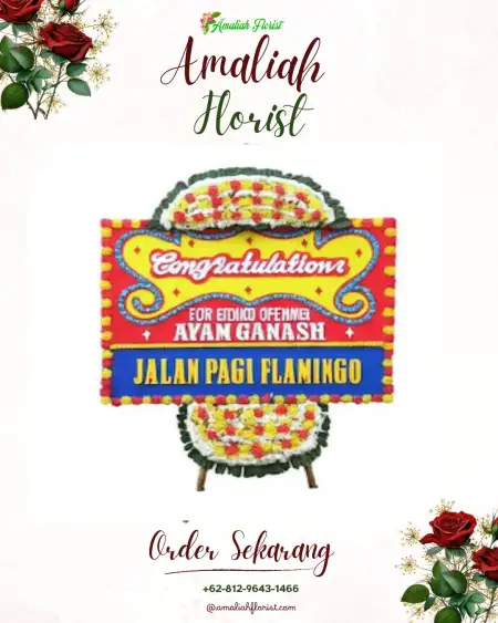Sewa Papan Bunga Babat Toman